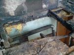 Brand Seugenhof 19.11.07 - Holzdecke ist durchgebrannt - Einsturzgefahr